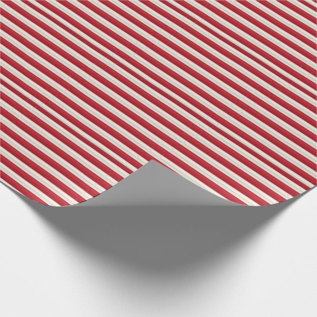 Papel De Presente Natal Vermelho e Branco Strike (Ponta)