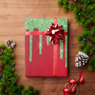Papel De Presente Natal vermelho e verde