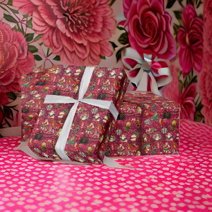 Papel De Presente Natal Vintage Bash Holiday Super