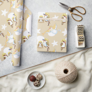 Papel De Presente Natividade de Kookaburra