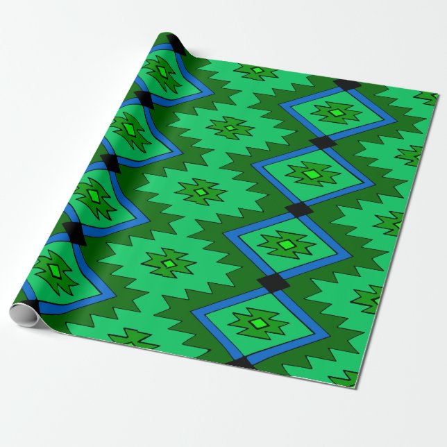Papel De Presente Nativo americano (Desenrolado)