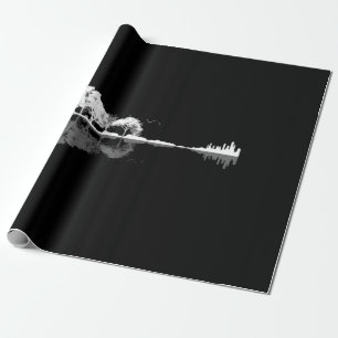 Papel De Presente Nature Guitar