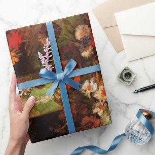 Papel De Presente Natureza-morta Flores em um vaso de Vincent van Go