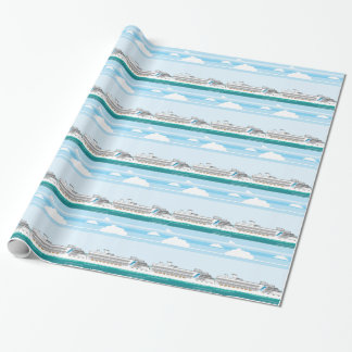 Papel De Presente Navio de cruzeiros