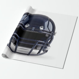 Papel De Presente Navy Blue American Football Helmet