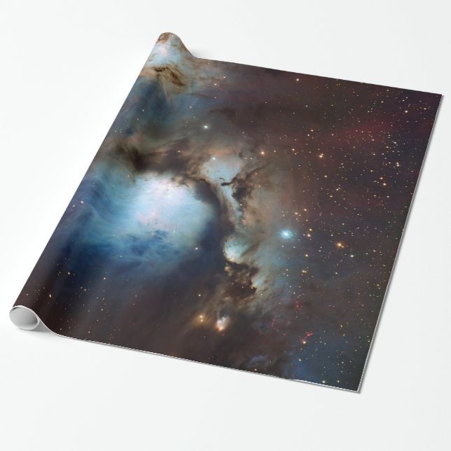 Papel De Presente Nebula Messier 78 Astronomia Espacial (Desenrolado)
