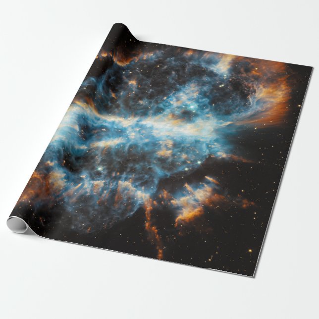 Papel De Presente Nebula NGC 5189 Astronomia Espacial NASA (Desenrolado)