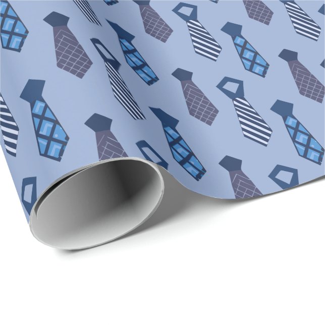Papel De Presente Necktie (Ponta do rolo)