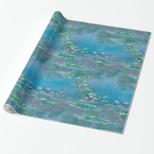 Papel De Presente Nenúfares por Claude Monet Pintura de Arte Fina