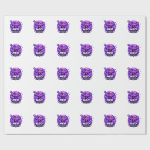 Papel De Presente Neon ATOMIVRA