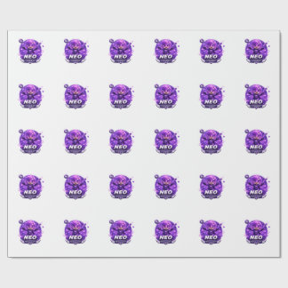 Papel De Presente Neon ATOMIVRA