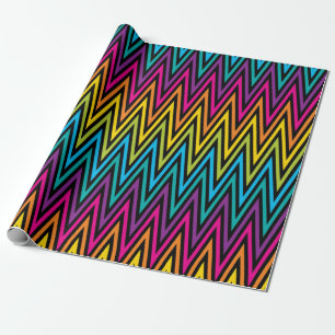 Papel De Presente Neon Bright, moda colorida design 8