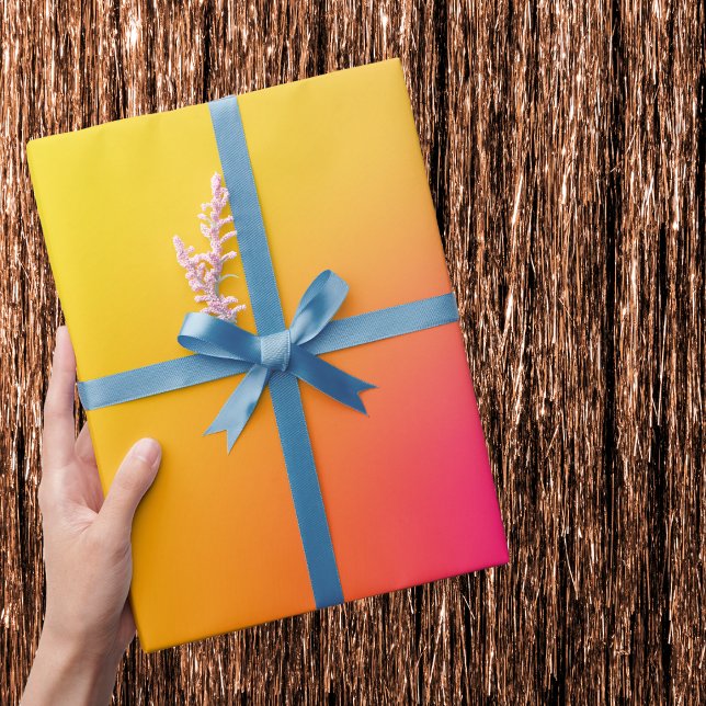 Papel De Presente Neon Yellow e Pink (Criador carregado)