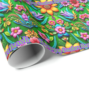 PAPEL DE PRESENTE NEROLI ~ FLORES DE PÁSCOA ~
