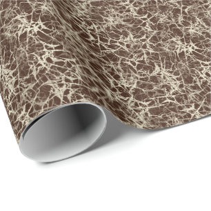 Papel De Presente Neurônios em Rede no Vermelho - padrão contínuo.