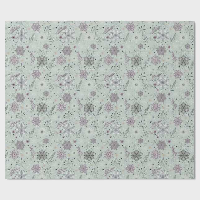 Papel De Presente Neve Antiga (Aberto)