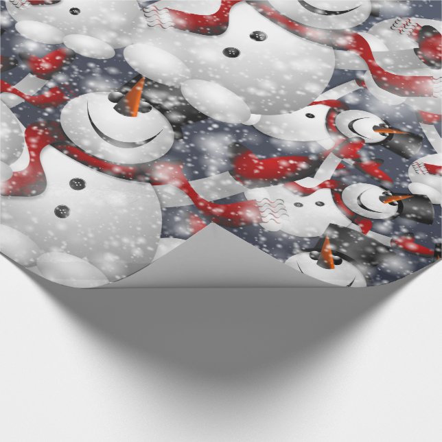 Papel De Presente Neves com Neve (Ponta)