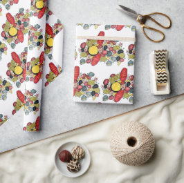 Papel De Presente New England Clams Lobster Clambake Seafood Janto