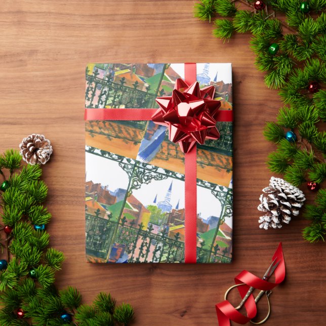 Papel De Presente New Orleans, (Presente de Natal)