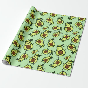 Papel De Presente Ninja Avocado