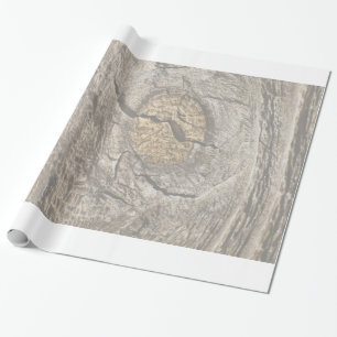 Papel De Presente Nó de madeira velha desbotada