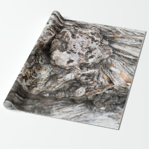 Papel De Presente Nó de tronco de árvore