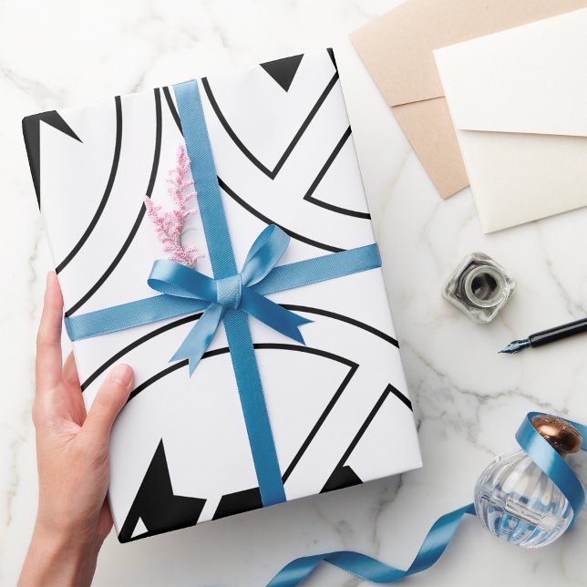 Papel De Presente No Dogs Allowed Bold Black and White Symbol (Criador carregado)