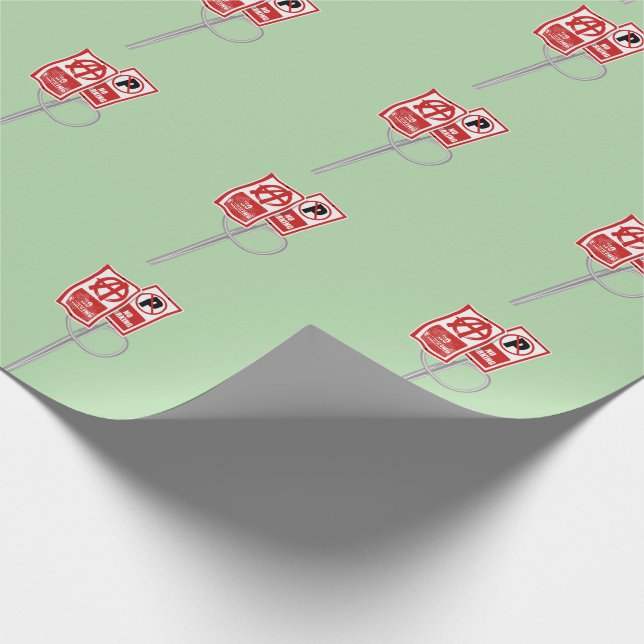 Papel De Presente No parking anarchy sign (Ponta)