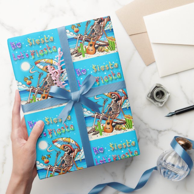 Papel De Presente No Siesta Vamos Fiesta (Presentear)