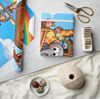 Papel De Presente Noah's Great Ark Adventure