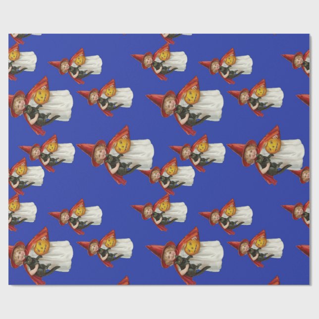 Papel De Presente Noite de Halloween das bruxas de bebês (Aberto)