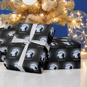 Papel De Presente Noite de Natal Zombie