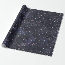 Noite Estrelada Azul e Rosa Céu Celestial Chá de B