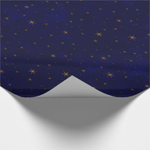 Papel De Presente Noite estrelado celestial