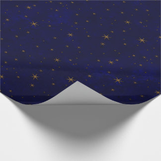 Papel De Presente Noite estrelado celestial