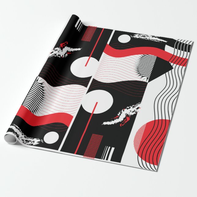 Papel De Presente Noite japonesa (Desenrolado)