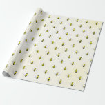 Papel De Presente Noiva a Chá de panela<br><div class="desc">Noiva para ser! Chá de panela com fundo de aquarela amarelo</div>