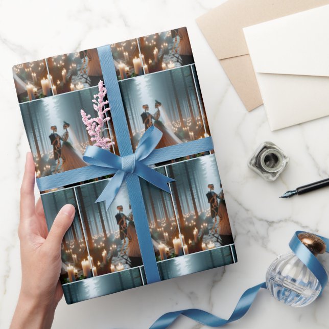 Papel De Presente Noiva das Halloween e dança de noiva (Presentear)