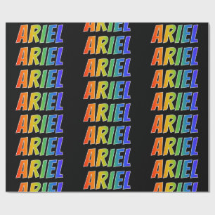 Papel De Presente Nome ARIEL em primeiro lugar "ARIEL"; Divertido &