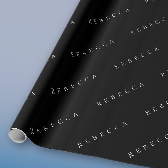 Papel De Presente Nome Clássico (ou palavra) (Criador carregado)