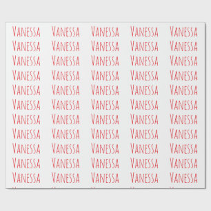 Papel De Presente Nome de caligrafia clássica profissional personali