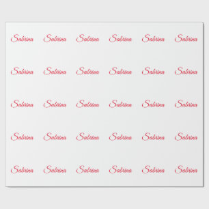 Papel De Presente Nome de caligrafia clássica profissional personali