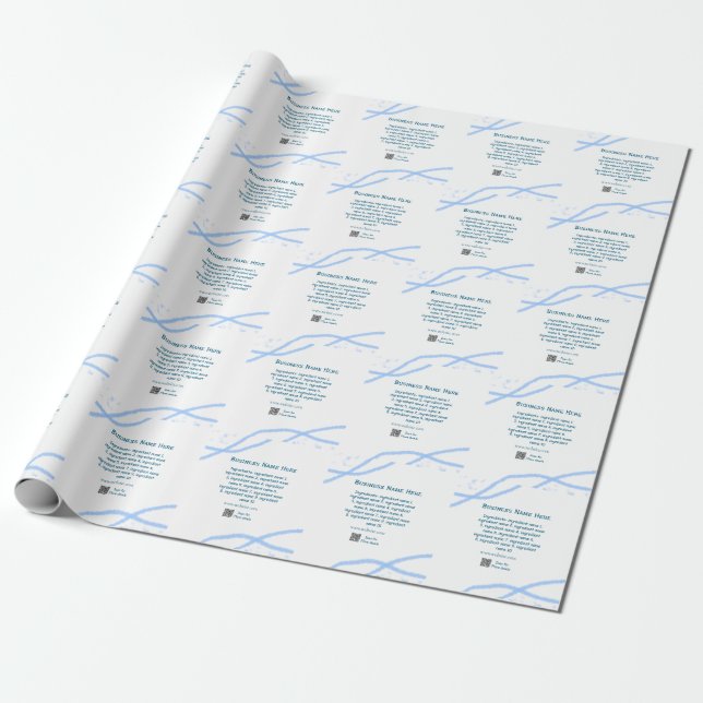 Papel De Presente nome dos ingredientes adicionar nome do negócio si (Desenrolado)