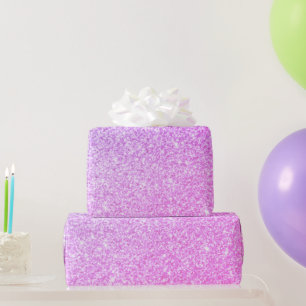 Papel De Presente Nome Personalizado da Lista de Estilos Rosa Modern