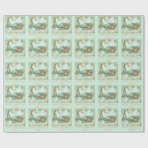 Nome personalizado da sereia do Natal papai noel