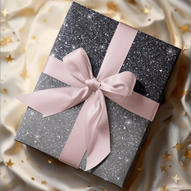 Papel De Presente Nome Personalizado de Mineração de Mineração Preta (Criador carregado)