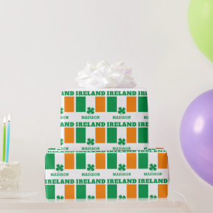 Papel De Presente Nome Personalizado Irlanda