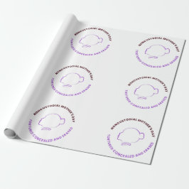 Papel De Presente Noncustodial Mother's Day Wrapping Paper