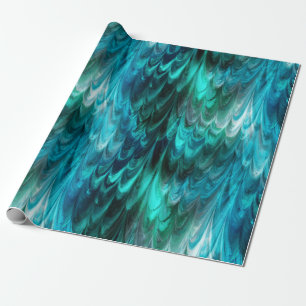 Papel De Presente nonpareil kelpie teal: