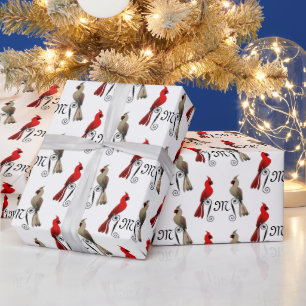 Papel De Presente Norte Cardinal SongBird